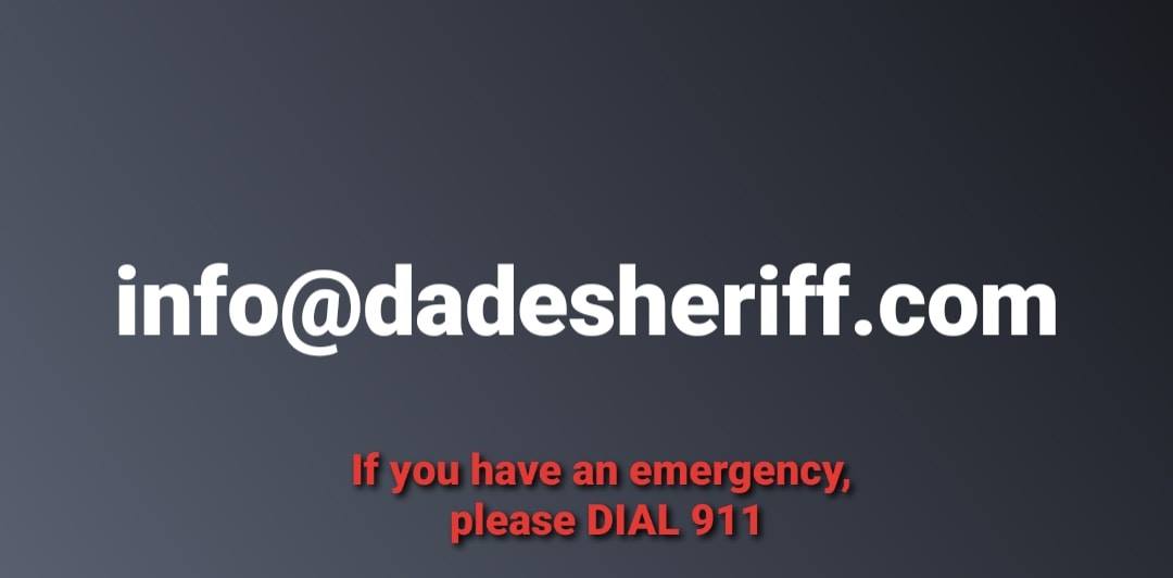 INFO@DADESHERIFF.com
